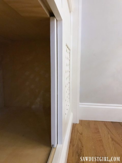 build diy sliding cabinet doors