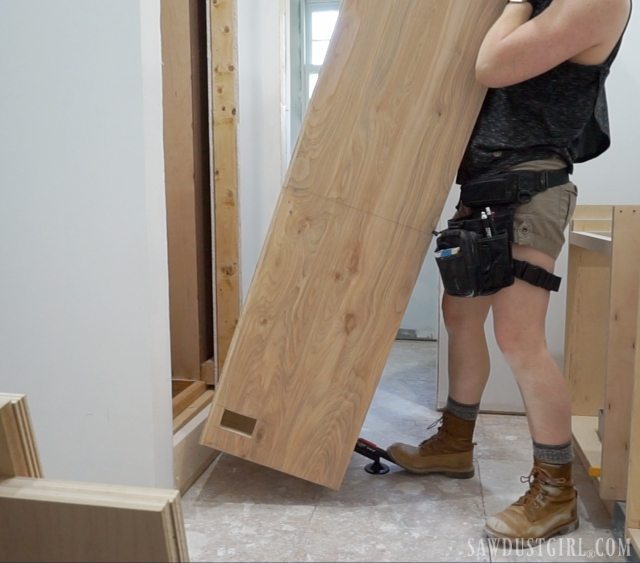Built In Linen Cabinet Sawdust Girl - How To Make A Bathroom Closet