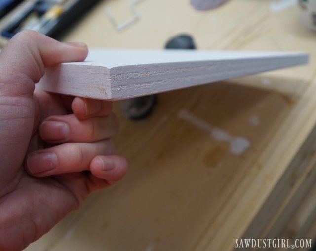 How to Finish Raw Plywood Edges - Pretty Handy Girl