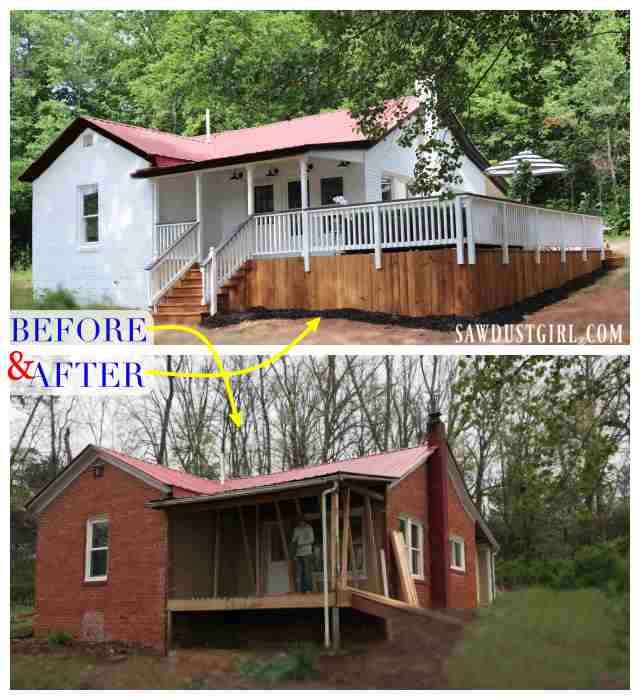 Calderwood Cottage - before and after