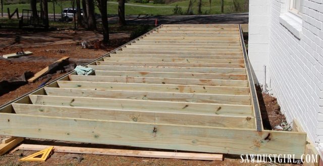 Building a wood deck