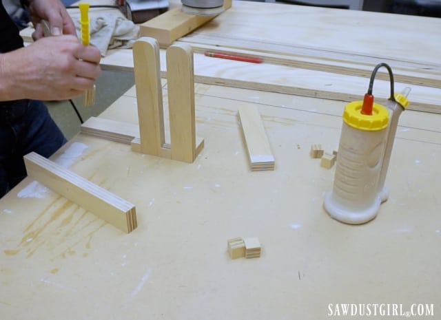 Making track saw storage