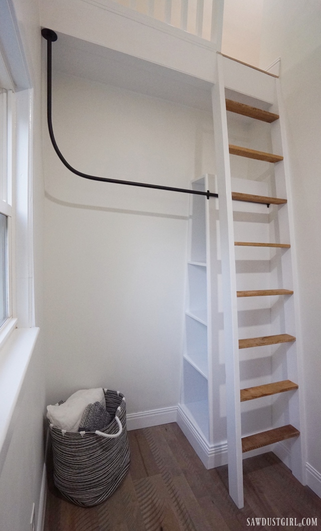 industrial bedroom closet