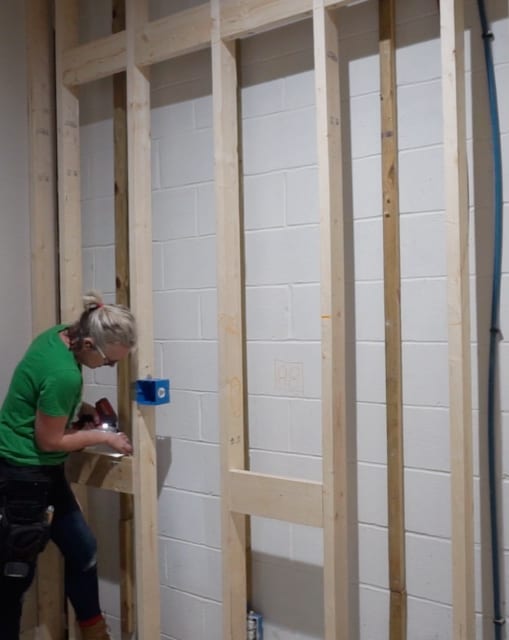 wall blocking for cabinets