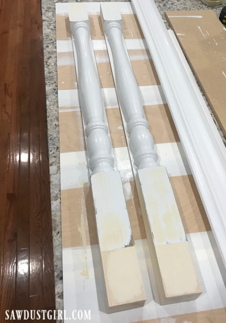 custom legs for cooktop cabinet