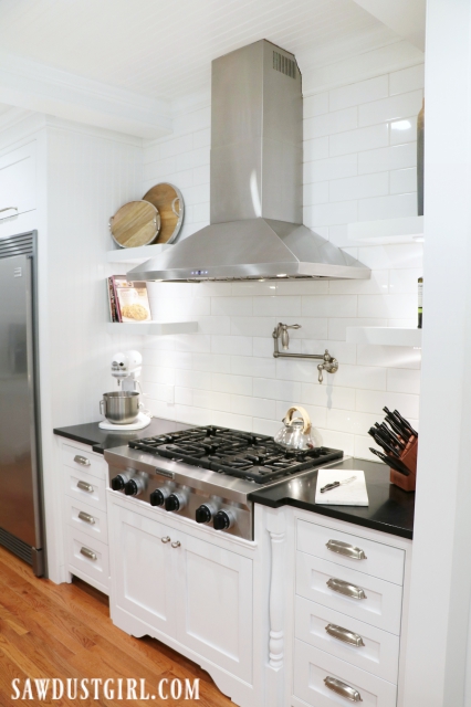 Adding Decorative Legs To Cooktop Cabinet Sawdust Girl