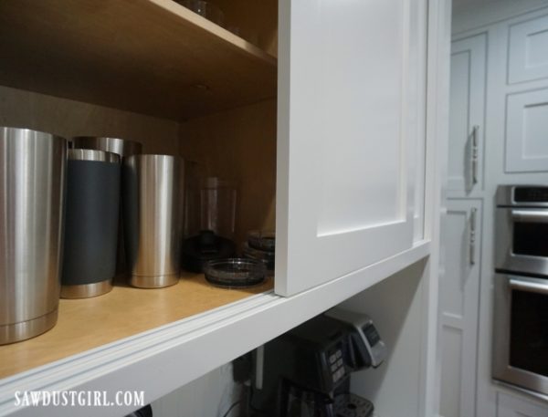 Sliding Cabinet Doors with Inset Track and Glides - Sawdust Girl®