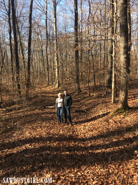 Walking trail at new place