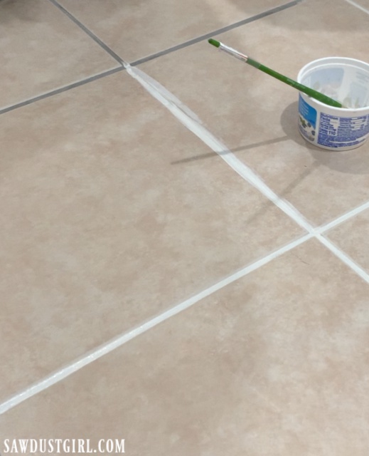 Grout Paint it really works Sawdust Girl