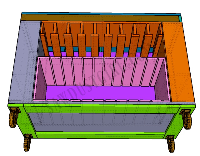 Mobile workbench and tool storage cart