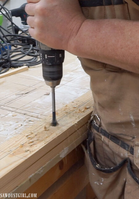 How to Build a Bench with a Built-in Boot Rack