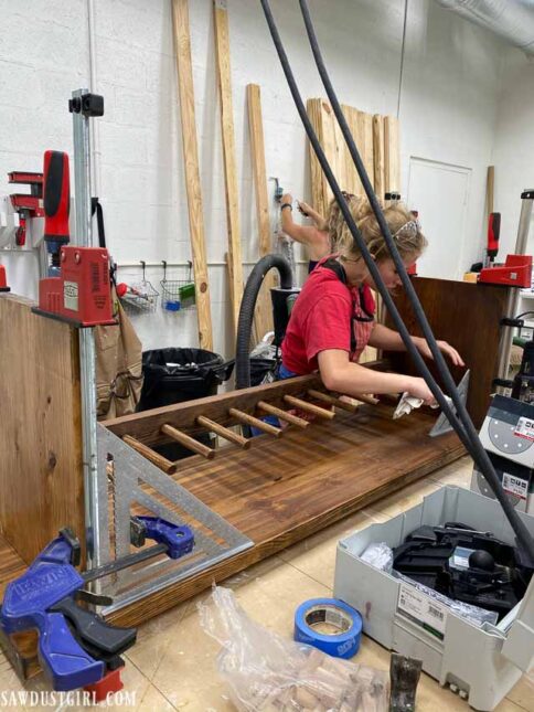 How to Build a Bench with a Built-in Boot Rack