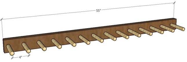 How to Build a Bench with a Built-in Boot Rack - Sawdust Girl®