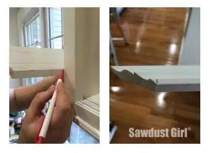 measuring length crown molding