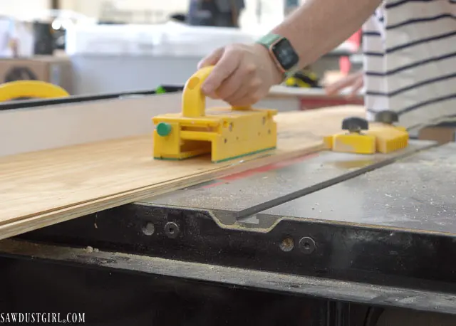 beveling plywood for mitered joints