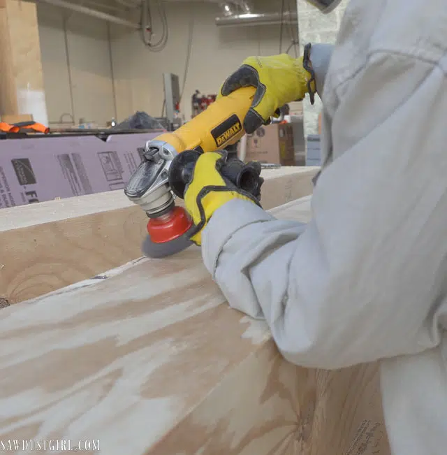 distressing plywood