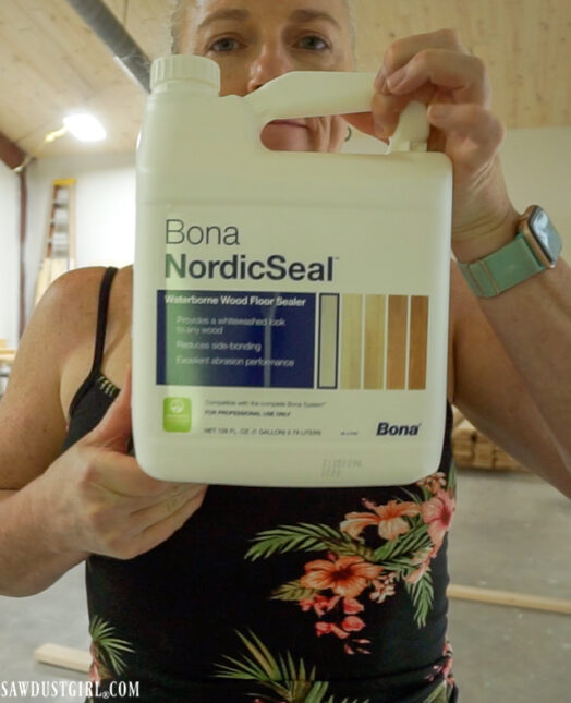 white washing sealer for wood that is marketed for flooring but I'm using for ceiling planks