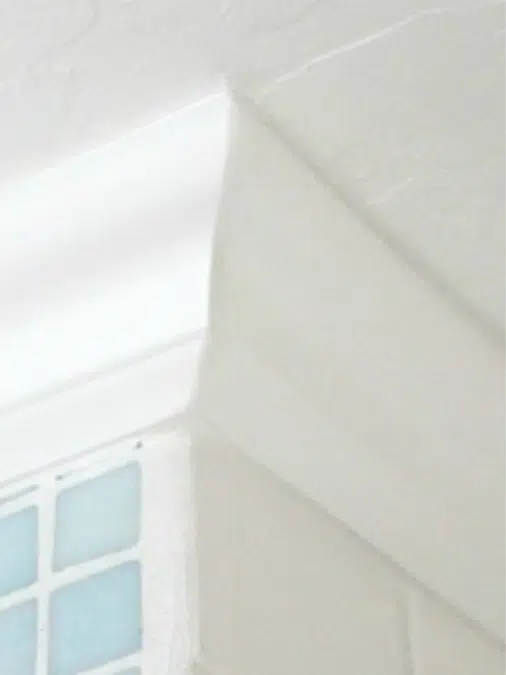 How to Fix Gaps in Crown Molding with Spackle 6 crown molding gap fixed