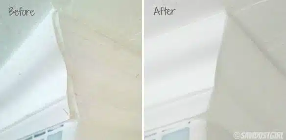 How to Fix Gaps in Crown Molding with Spackle 1 easy fix gaps in trim