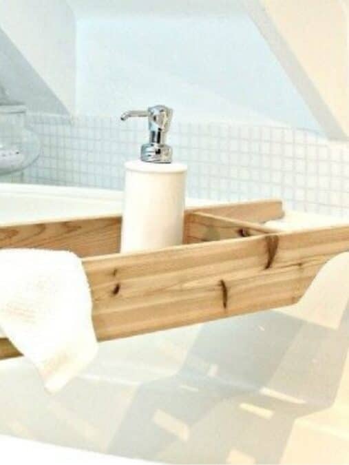 curved bath caddy advanced