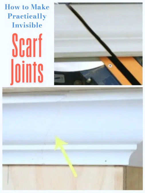 Making Invisible Molding Seams - Scarf Joints 3 scarf joint crown molding