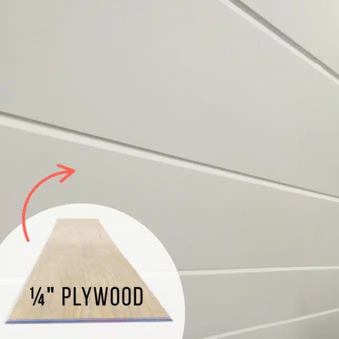 plywood v groove planks